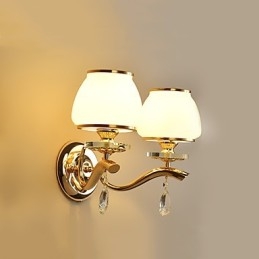 Designer Touch Decorative Modern Contemporary Electroplated Feature for Crystal Ambient Light Wall Sconces Wall Light
