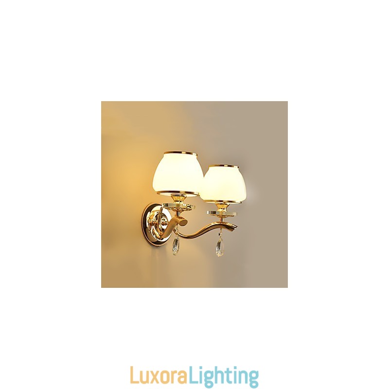 Designer Touch Decorative Modern Contemporary Electroplated Feature for Crystal Ambient Light Wall Sconces Wall Light