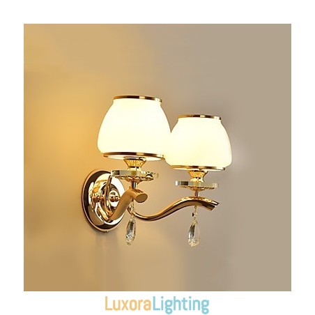 Designer Touch Decorative Modern Contemporary Electroplated Feature for Crystal Ambient Light Wall Sconces Wall Light