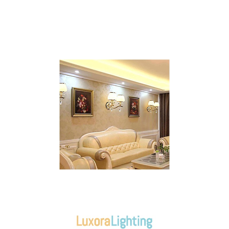 Designer Touch Decorative Modern Contemporary Electroplated Feature for Crystal Ambient Light Wall Sconces Wall Light