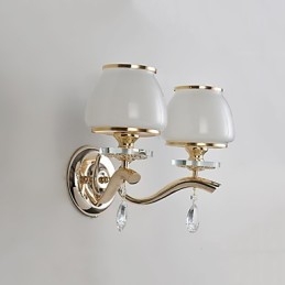 Designer Touch Decorative Modern Contemporary Electroplated Feature for Crystal Ambient Light Wall Sconces Wall Light