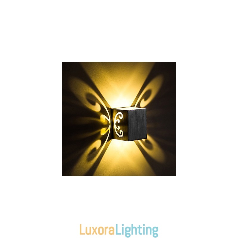 Designer Touch Decorative Modern Light Aluminum Flush Mount Wall Lamp Decorate Wall Lights