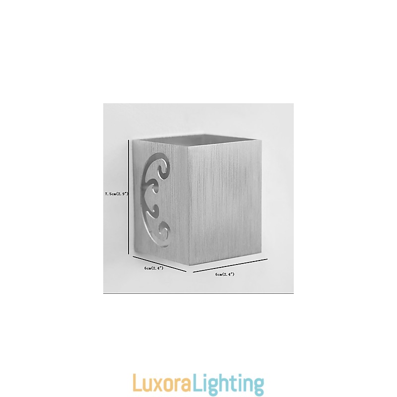 Designer Touch Decorative Modern Light Aluminum Flush Mount Wall Lamp Decorate Wall Lights