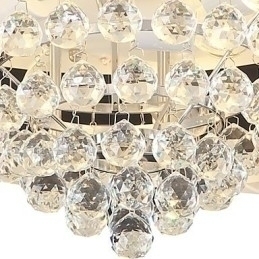 Designer Touch Decorative Flush Mount Crystal Modern Contemporary Traditional Classic Metal
