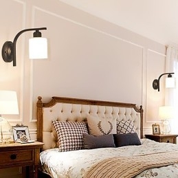 Designer Touch Decorative Traditional Classic Country Retro Painting Feature for Wall Sconces Wall Light