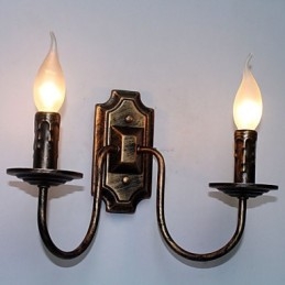 Designer Touch Decorative Retro Simple Wall Lamp Corridor Hallway Double Head Lamp Bedroom Living Room Wall Lamp Lighting