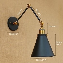 Designer Touch Decorative Wall Sconce Brass Vintage Industrial Wall Lamp Light Home Lighting Indoor Decor Wall Sconce