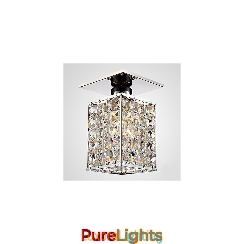 Designer Touch Decorative Modern Contemporary Electroplated Metal Flush Mount