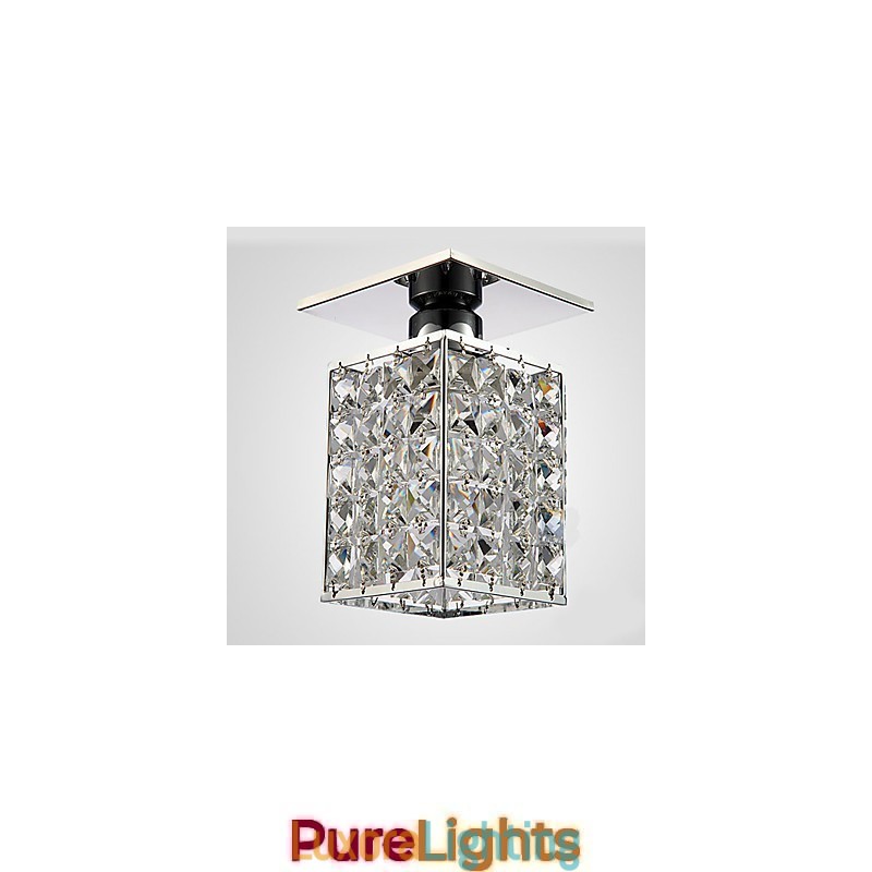 Designer Touch Decorative Modern Contemporary Electroplated Metal Flush Mount