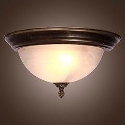 Designer Touch Decorative Antique Inspired Flush Mount with 2 Lights