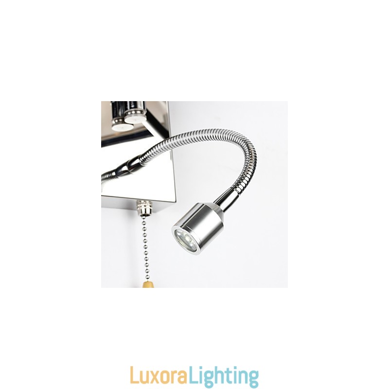 Designer Touch Decorative Wall Lamp Modern Contemporary Rustic Lodge Modern Comtemporary Country Chrome Feature for Crystal Swing Arm