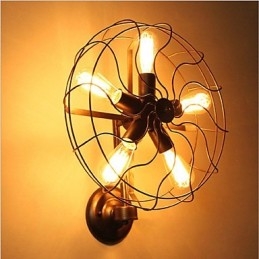 Designer Touch Decorative Traditional Classic Rustic Lodge Country Painting Feature for Mini Style Ambient Light Wall Sconces Wall Light