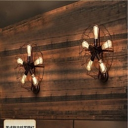 Designer Touch Decorative Traditional Classic Rustic Lodge Country Painting Feature for Mini Style Ambient Light Wall Sconces Wall Light