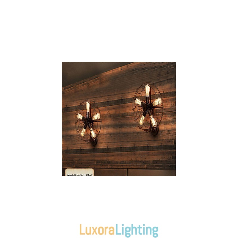 Designer Touch Decorative Traditional Classic Rustic Lodge Country Painting Feature for Mini Style Ambient Light Wall Sconces Wall Light