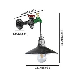 Designer Touch Decorative Wall Light Wall Rustic Lodge Painting Feature for Ambient Light Wall Sconces Wall Light