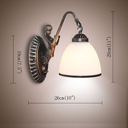 Designer Touch Decorative European Style Retro Living Room Bedroom Lamp Porch Wall Lamp Balcony Coffee Shop Wall Lamp