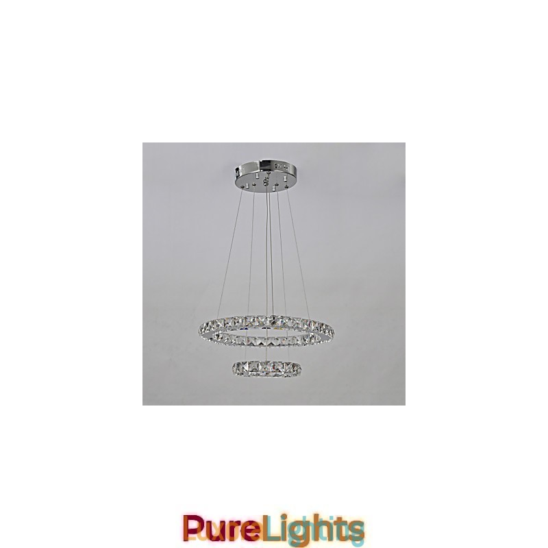 Designer Touch Decorative Traditional Classic Chrome Metal Chandelier