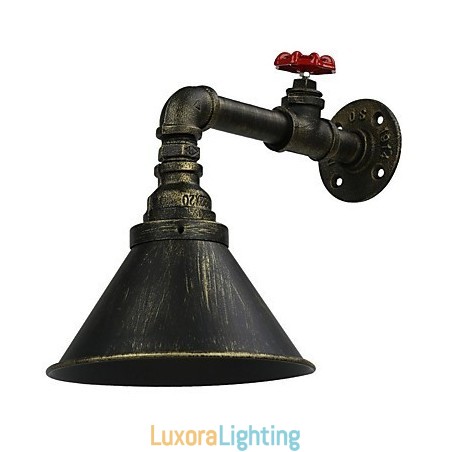Designer Touch Decorative loft Retro Industrial Wall Sconce Restaurant And Bar Metal Water Pipe Wall lamp