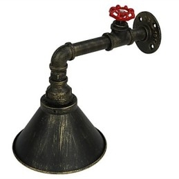 Designer Touch Decorative loft Retro Industrial Wall Sconce Restaurant And Bar Metal Water Pipe Wall lamp