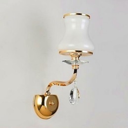 Designer Touch Decorative Modern Contemporary Electroplated Feature for Crystal Mini Style Eye Protection Ambient Light Wall Lights