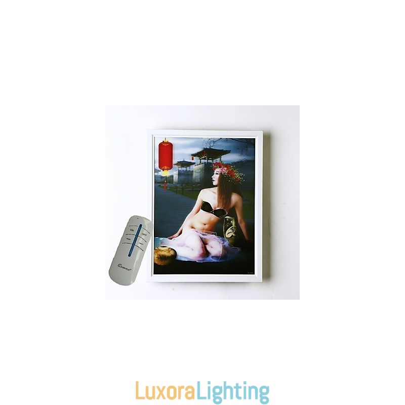 Designer Touch Decorative Integrated Modern Contemporary Modern Comtemporary Painting Feature for Ambient Light Wall Sconces