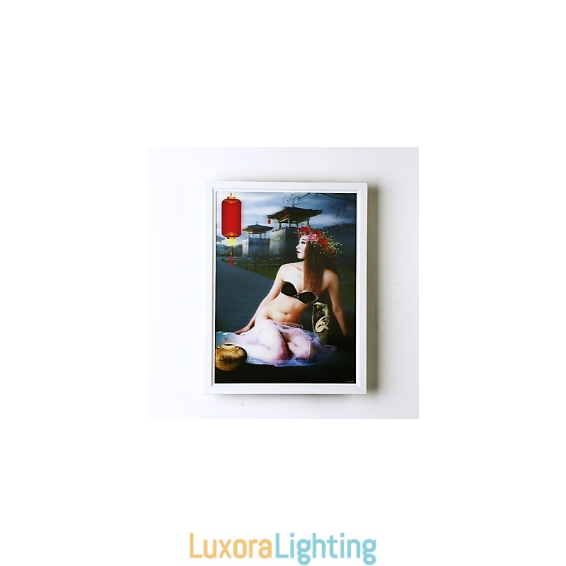 Designer Touch Decorative Integrated Modern Contemporary Modern Comtemporary Painting Feature for Ambient Light Wall Sconces