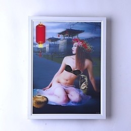 Designer Touch Decorative Integrated Modern Contemporary Modern Comtemporary Painting Feature for Ambient Light Wall Sconces