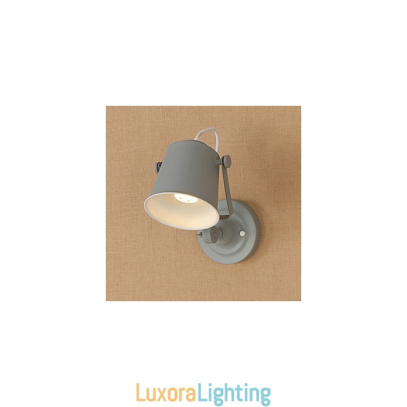 Designer Touch Decorative Painted Steel Wall Lamp Dumb Black American Coffee Decoration Retro Wall Light Lightsaber Lamp On Wall