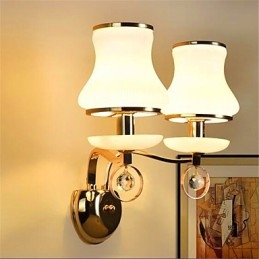 Designer Touch Decorative Modern Contemporary Electroplated Feature for Crystal Mini Style Eye Protection Wall Lights