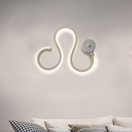 Designer Touch Decorative Modern Minimalist Lamp Aluminum Lamp Bedroom Bedside Lamp Decoration Designers Shaped Corridor Lighting Creative Living Room Lamps