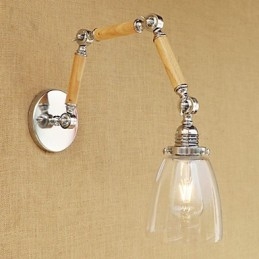 Designer Touch Decorative Country Retro Electroplated Feature for Swing Arm Eye Protection Swing Arm Lights