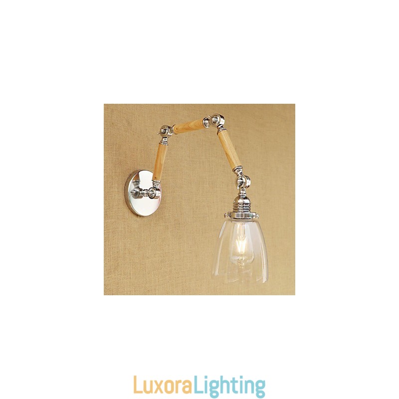 Designer Touch Decorative Country Retro Electroplated Feature for Swing Arm Eye Protection Swing Arm Lights