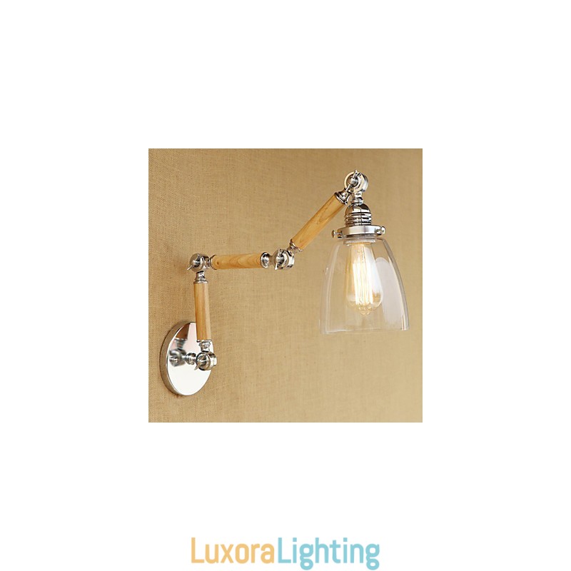 Designer Touch Decorative Country Retro Electroplated Feature for Swing Arm Eye Protection Swing Arm Lights