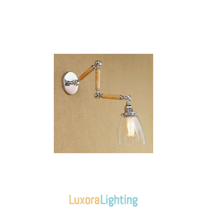 Designer Touch Decorative Country Retro Electroplated Feature for Swing Arm Eye Protection Swing Arm Lights