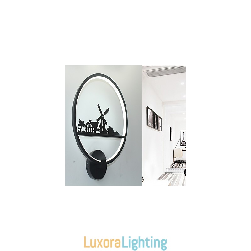 Designer Touch Decorative Modern Contemporary Painting Feature for Ambient Light Wall Lights