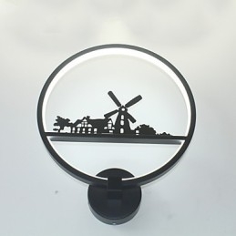 Designer Touch Decorative Modern Contemporary Painting Feature for Ambient Light Wall Lights