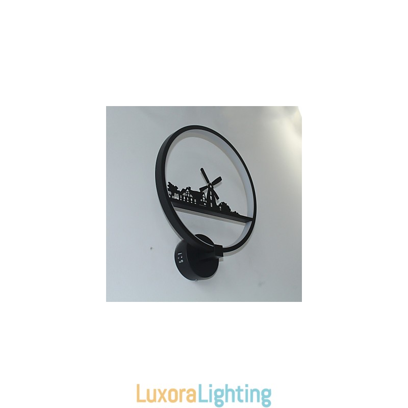 Designer Touch Decorative Modern Contemporary Painting Feature for Ambient Light Wall Lights