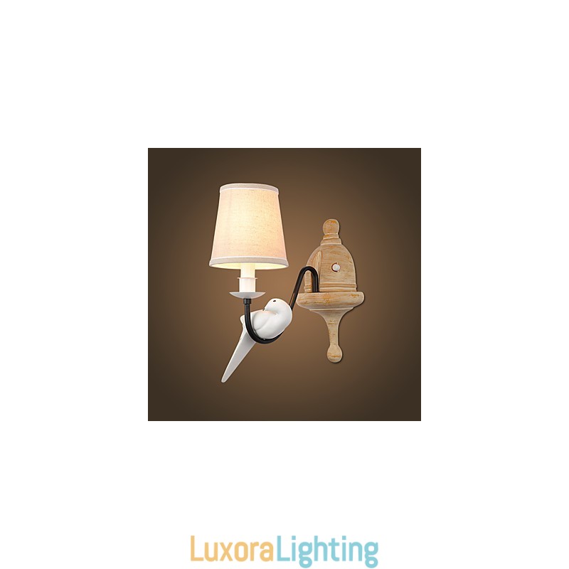 Designer Touch Decorative Rustic Lodge Simple Vintage Painting Feature Ambient Light Wall Sconces Wall Light