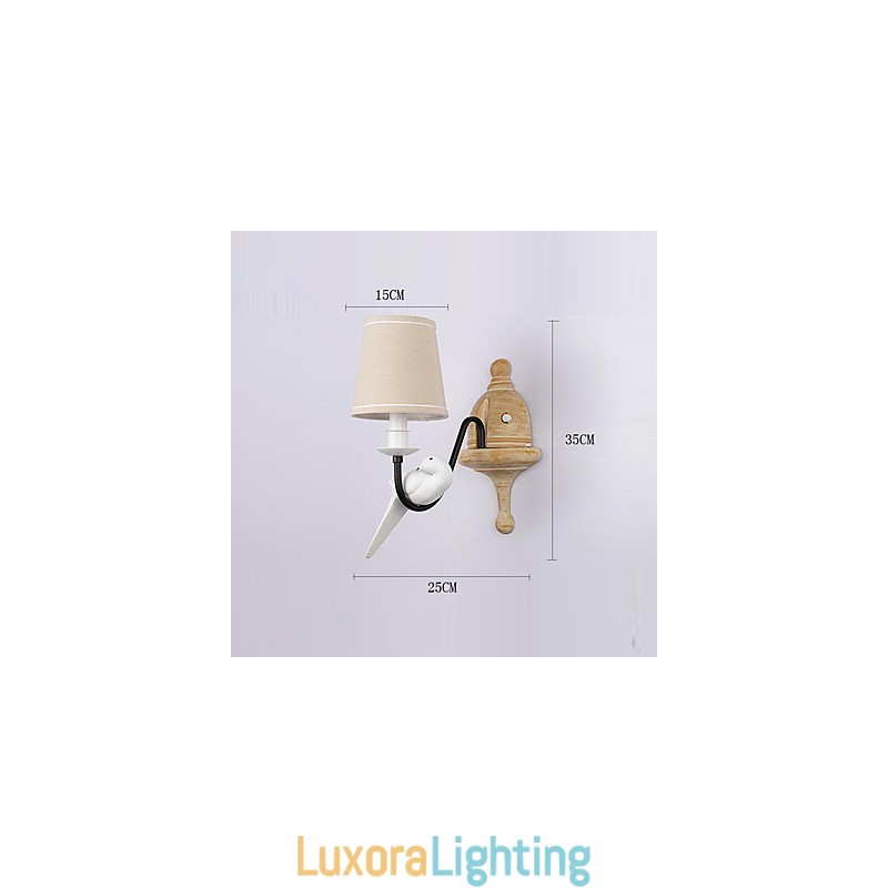 Designer Touch Decorative Rustic Lodge Simple Vintage Painting Feature Ambient Light Wall Sconces Wall Light