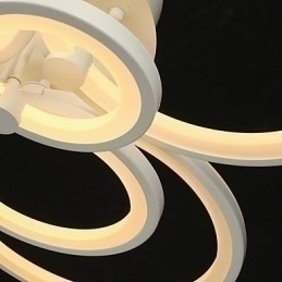 Designer Touch Decorative 42W Flush Mount Modern Contemporary Painting Metal