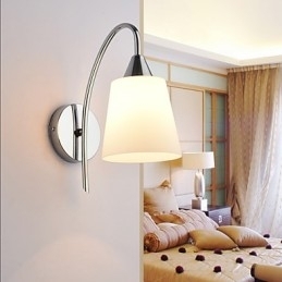 Designer Touch Decorative Glass Wall Lamp Wall Sconces Metal Base For Wall Light