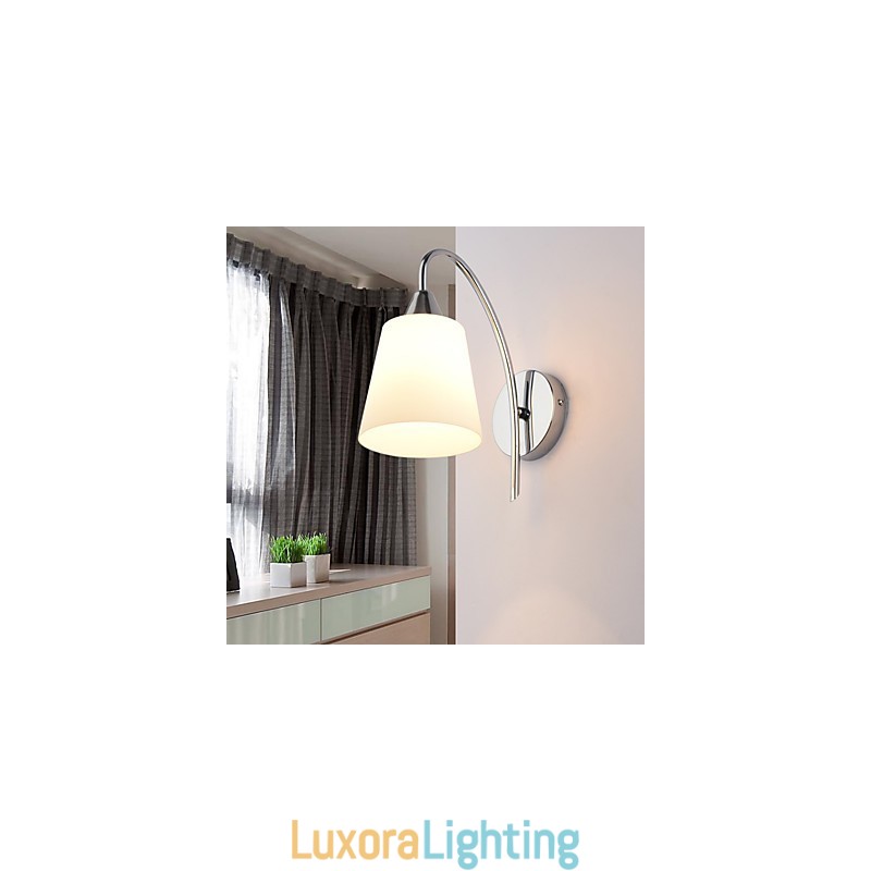 Designer Touch Decorative Glass Wall Lamp Wall Sconces Metal Base For Wall Light