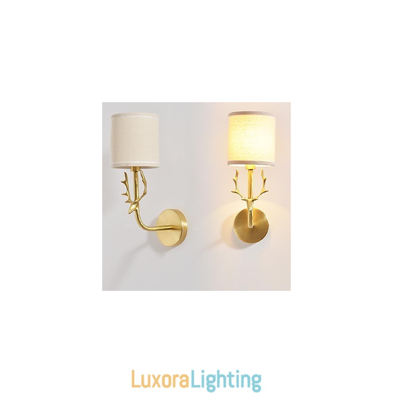 Designer Touch Decorative Simple Vintage Traditional Classic Brass Feature for Mini Style Ambient Light Wall Sconces Wall Light