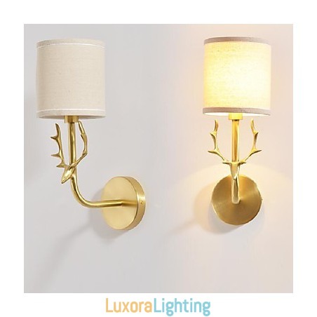 Designer Touch Decorative Simple Vintage Traditional Classic Brass Feature for Mini Style Ambient Light Wall Sconces Wall Light