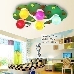 Designer Touch Decorative Modern Contemporary Wood Bamboo Flush Mount