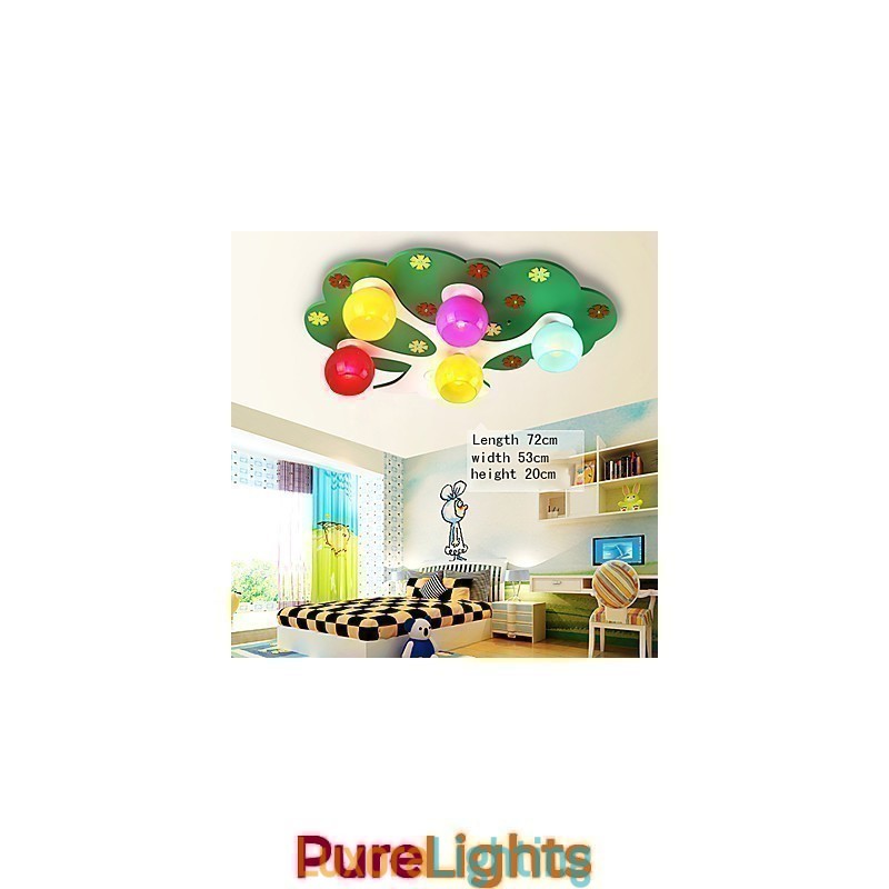 Designer Touch Decorative Modern Contemporary Wood Bamboo Flush Mount