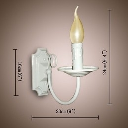 Designer Touch Decorative Simple Modern Wall Lamp Candle Single Head Lamp Corridor Bedside Lamp