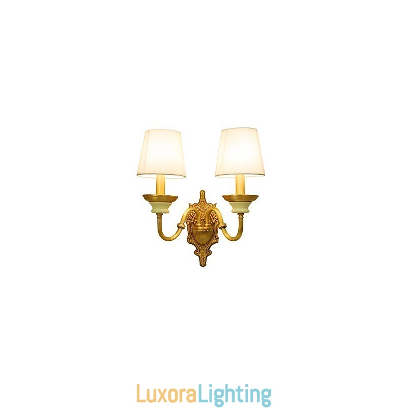 Designer Touch Decorative Simple Country Traditional Classic Brass Feature for Mini Style Uplight Wall Sconces Wall Light