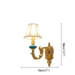 Designer Touch Decorative Simple Country Traditional Classic Brass Feature for Mini Style Uplight Wall Sconces Wall Light