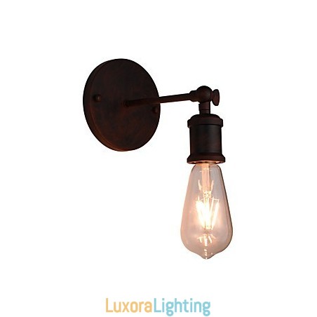 Designer Touch Decorative American Bar Cafe Restaurant Bedside Minimalist Aisle Ferruginous Iron Wall Sconce